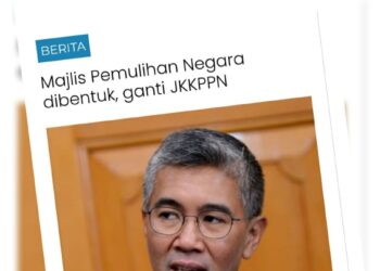 KERATAN laporan Utusan Online berhubung pembentukan MPN tahun lalu.