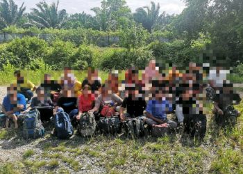 ANTARA PATI yang ditahan dalam operasi pasukan polis Batalion 4 PGA Semenyih di Selangor, semalam.