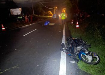 KEMALANGAN maut membabitkan seorang penunggang motosikal di Jalan Bukit Selambau-Teloi di Sungai Petani, Kedah.