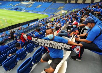 KERINDUAN penyokong untuk menonton aksi Piala Malaysia di stadium bakal terubat apabila pintu stadium kembali dibuka pada 29 Oktober depan.