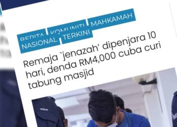 KERATAN laporan Utusan Online.