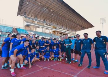 PEMAIN Sabah sudah bersedia menerima kunjungan Kelantan FC malam ini dalam misi untuk bangkit memburu tiket suku akhir Piala Malaysia. - IHSAN SABAH FC