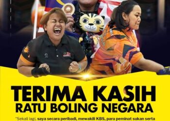 SHALIN Zulkifli memenangi 20 pingat emas Sukan SEA, menang di Sukan Komanwel dan deretan kejohanan terbuka di dalam dan luar negara. - IHSAN KBS