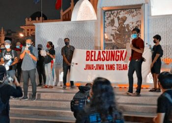 SEKRETARIAT Solidariti Rakyat (SSR) menganjur perhimpunan Malam Belasungkawa Jiwa-Jiwa Yang Telah Pergi, di Dataran Merdeka, 19 Ogos lalu.