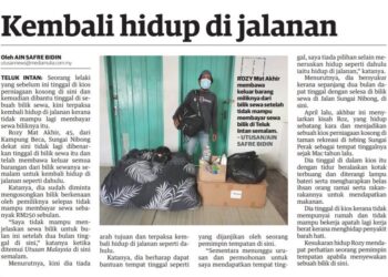 LAPORAN Utusan Malaysia pada 27 Julai lalu mengenai, Rozy Mat Akhir dari Teluk Intan, Perak yang terpaksa membawa keluar barang miliknya setelah tidak mampu membayar sewa bilik.