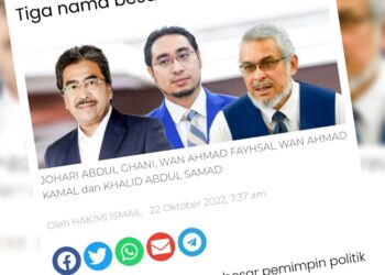 KERATAN laporan Utusan Malaysia.