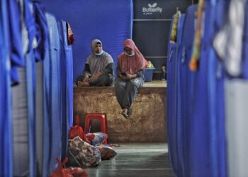 MANGSA banjir yang ditempatkan di PPS Kampung Poum, Jelebu, Negeri Sembilan. - UTUSAN/MOHD SHAHJEHAN MAAMIN