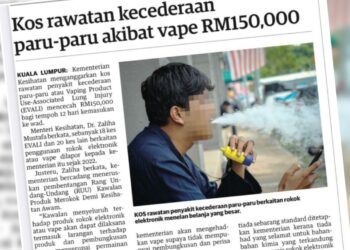 KERATAN laporan Utusan Malaysia.