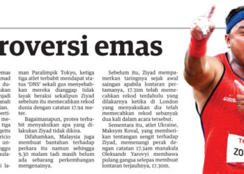 UTUSAN Malaysia 1 September 2021.